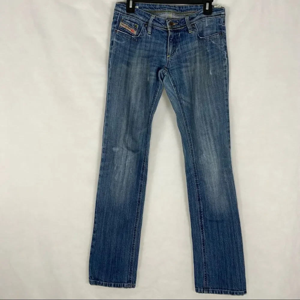 Diesel Women Lowky Jeans Straight Leg Size 28 - Picture 6 of 11